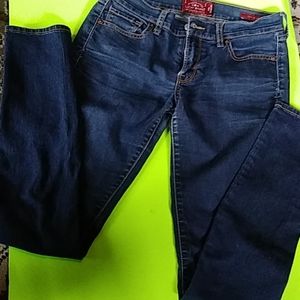 Hand crafted vintage lucky brand jeans